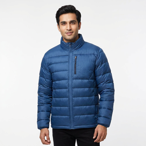 New Design Waterproof Bubble <b>Jackets</b> for <b>Men</b> <b>Long</b> Sleeves Bubble <b>Jackets</b> Full Zipper <b>Men</b> Bubble <b>Jackets</b> - Product Image 1