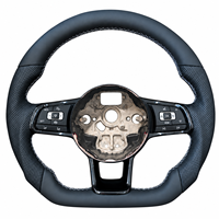 Volant en cuir Volkswagen pour Golf MK6 MK7 MK7.5 GTI GTD GTE R Polo Passat Tiguan Scirocco Volant personnalisé