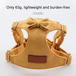 Nuevo Conjunto de Tres Piezas para Mascotas con Diseño de Lazo Adorable: Correa, <span class=keywords><strong>Chaleco</strong></span> y Collar para Perros con Cierre de Hebilla - Product Image 4