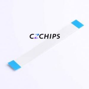 FFC1.0A-12P-100-4-8 FFC Cable (Flexible Flat Cable) P=1mm Connector 12P 1mm Non-Inverting 10cm - Product Image 2