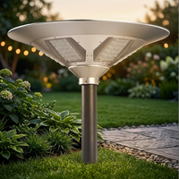 Luces Solares LED de Jardín de 50W con Sensor de Movimiento, Controlador MPPT, Impermeables IP65, Ángulo de Haz de 360°, Control Remoto Inteligente, Garantía de 3 Años