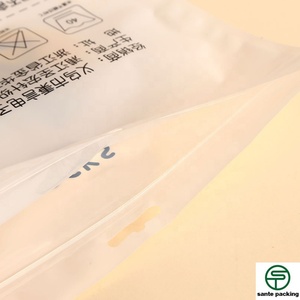 ถุงใส่เสื้อผ้าแบบพิมพ์ลายเอง เคลือบด้าน CPE โปร่งแสง ถุงซิปใส่เสื้อผ้า รีไซเคิลได้ ผลิตจากพลาสติก PET/BOPA/CPP สำหรับการค้าระหว่างประเทศ - Product Image 4