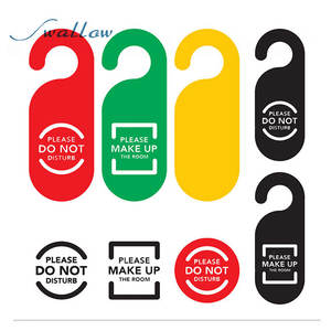 لافتات وأرقام غرف فندقية مخصصة عالية الجودة، لافتة عدم الإزعاج على مقبض الباب - Product Image 4