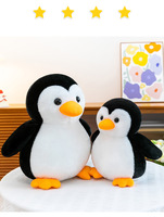 Nuevo Pingüino de Peluche de Simulación de 40cm, Lindo Muñeco de Tela con Relleno de Algodón PP, Adorno, Regalos de Cumpleaños para Niños, Muñeco para Máquina de Garras