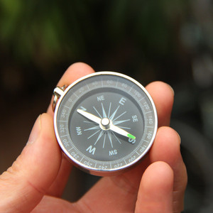 <span class=keywords><strong>Boussole</strong></span> porte-clés de poche <span class=keywords><strong>en</strong></span> aluminium de 40mm, vente <span class=keywords><strong>en</strong></span> gros - Product Image 3