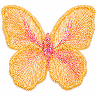 Patch brodé papillon irisé, applique scintillante monocouche pour vêtements, sacs, chapeaux, loisirs créatifs et décorations de couture