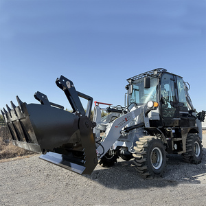 निर्माता 4x4 बैक होय लोडर रेट्रोडेकोरा व्हील मिनी खुदाई बैकहोय लोडर - Product Image 4