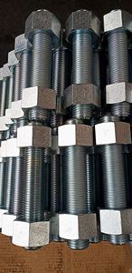 Écrou hexagonal lourd M30 ASTM A 194 GR.4, avec rondelle filetée 7/16 pouces 14 UNC, galvanisé GR.2H, conforme ASME B18.2.2 - Product Image 4