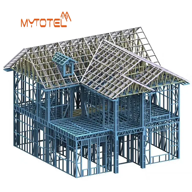 Mytotel प्रकाश स्टील फ्रेम नानी फ्लैट ऑस्ट्रेलियाई मानकों स्टील trusses घर नाव