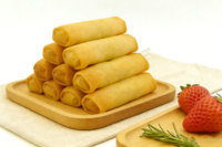1oz Rouleaux de printemps aux légumes surgelés IQF, croustillants, végétaliens, pour repas d'avion et menus enfants, vente en gros