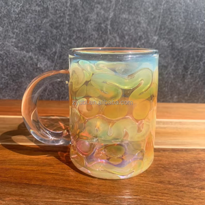 Logo personnalisable couleur exquise série tasses vente directe d'usine pour les fêtes de file d'attente et cadeaux pour les amis verres en verre - Product Image 4