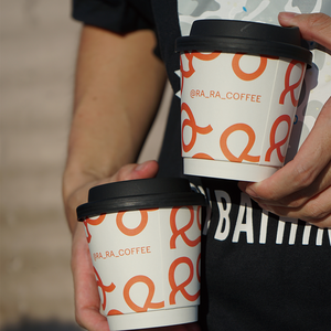 Gobelets en papier à double paroi de 12 oz de qualité alimentaire personnalisés avec couvercles et logo personnalisé pour <span class=keywords><strong>les</strong></span> boissons froides et <span class=keywords><strong>les</strong></span> boissons à emporter, marque Littleboom - Product Image 5