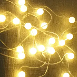 Envoltura de PVC impermeable, bolas antioxidantes, globo, bombillas pequeñas, lámparas para exteriores, cortinas, luces led, decoración de Navidad