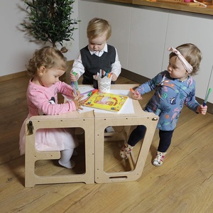 Tour d'apprentissage Montessori, tabouret d'aide à la <span class=keywords><strong>cuisine</strong></span>, tour d'apprentissage, <span class=keywords><strong>hauteur</strong></span> réglable, vente en gros, promotion - Product Image 4