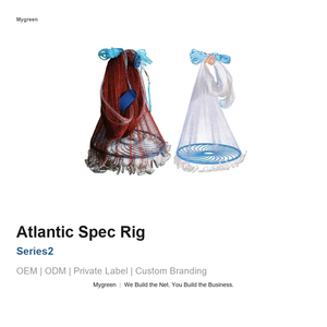 Filet de pêche multi-couleurs à lancer, style américain, monofilament haute résistance avec lest, filet à appât à lancer à <span class=keywords><strong>la</strong></span> main, équipement de pêche professionnel - Product Image 4