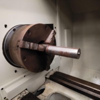 Tour CNC horizontal à un seul broche, entièrement automatique, robuste, à lit plat, haute précision, modèle Shenyang CAK50135DI, avec commande GSK 1, d'occasion