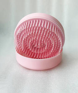 <span class=keywords><strong>2</strong></span>-en-1 <span class=keywords><strong>Mini</strong></span> espejo cepillo de silicona al por mayor salón estilo Airbag masaje cuero cabelludo herramienta - Product Image 5