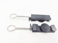 Accessoires FTTH, pince d'ancrage de câble de type S en plastique, pince d'ancrage de suspension de câble, pince de câble de descente