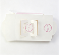 Boîte à gâteau personnalisée avec poignée et fenêtre pour l'emballage de pâtisseries de boulangerie