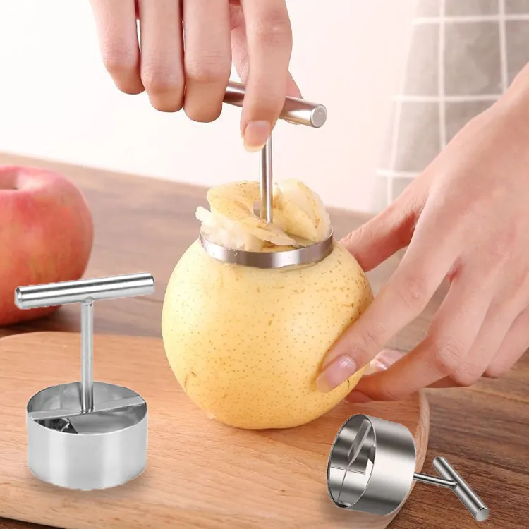 Kitchen Accessories Gadgets Fruit Vegetable Core Remover Tools Stainless Steel Pear Core Apple Core Remover
