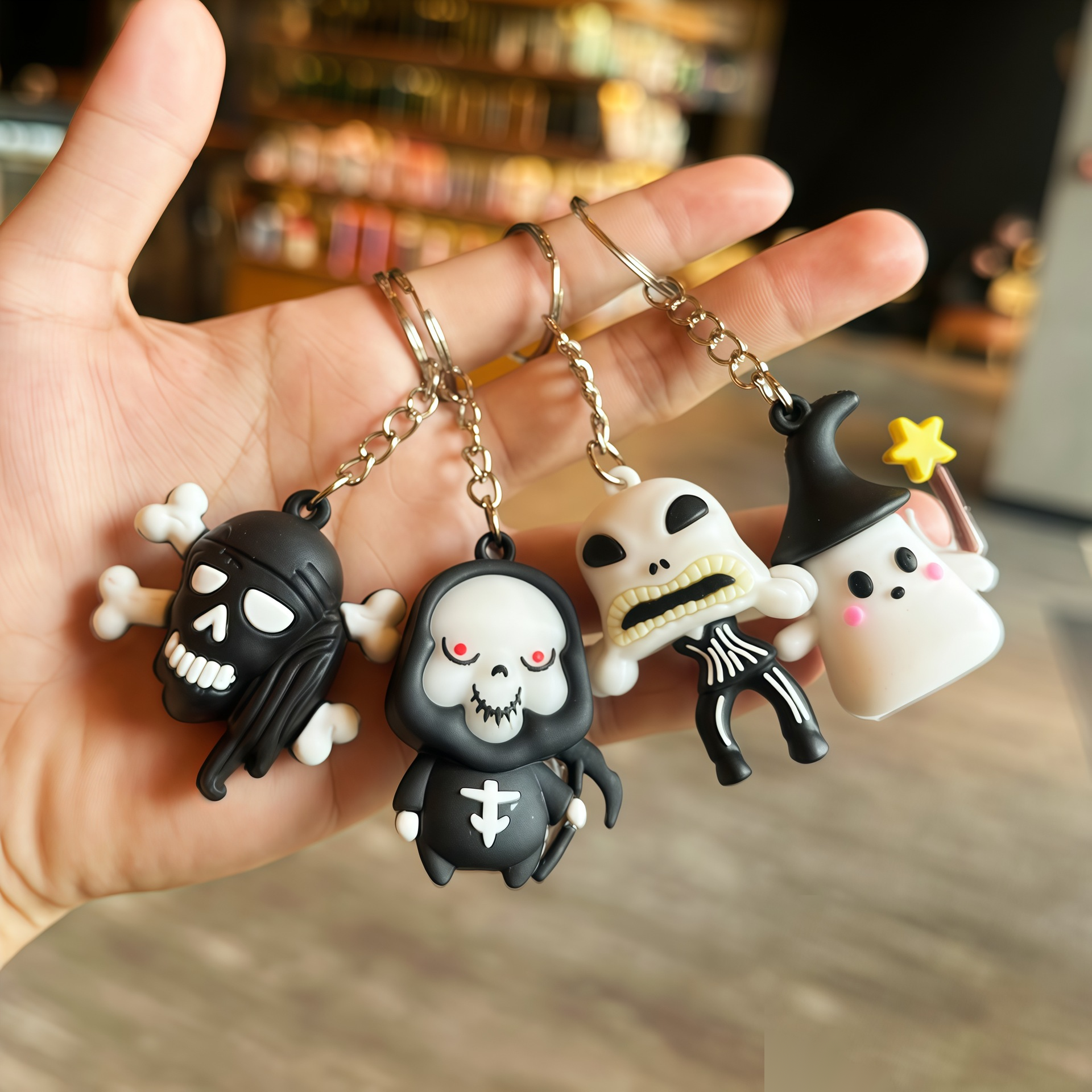101-Halloween Keychain(contact us for catalog to get 6000+styles