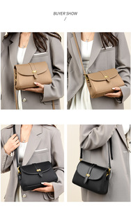 Sac rétro de grande capacité sac à bandoulière de transport décontracté tout-en-un sac fourre-tout étudiant pour dames - Product Image 5