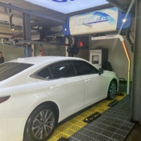 Machine de lavage de voitures automatique avec distributeur de billets et paiement par carte pour fonctionnement sans surveillance
