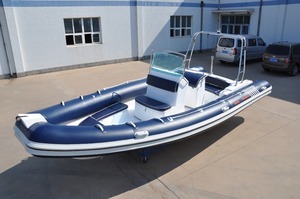 CE fibra de vidrio PVC RIB barco RIB580 5,8 M/19 pies para 8 personas barco rígido <span class=keywords><strong>Flik</strong></span> <span class=keywords><strong>Flak</strong></span> Gommone bote inflable costilla de pesca - Product Image 3