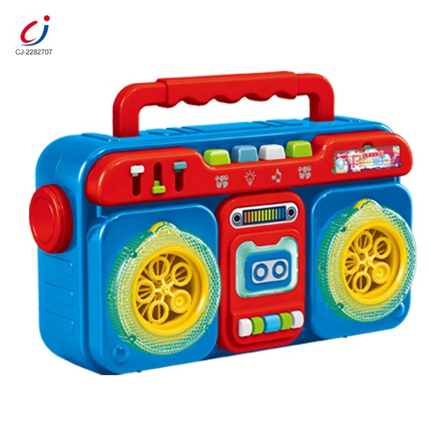 New Trending Toys Kids Summer Outdoor Playing Automatic Bubble Blowing Toy Fun Radio Bubble Machine Bubble Maker Outdoor Toys
