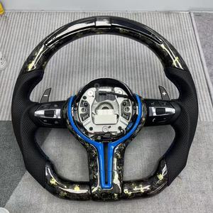 <span class=keywords><strong>Volant</strong></span> en fibre de carbone avec écran LED pour F10 F50 F33 X3M F97 X5M F85 M2 M3 M4 White Motors - Product Image 4