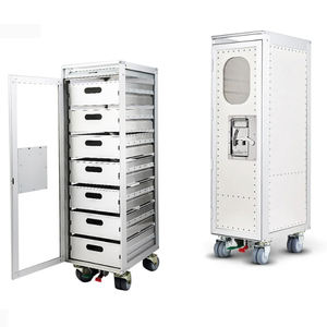 स्टाइलिश ऊंचाई और रंग अनुकूलन योग्य हवाई जहाज भोजन ट्रॉली-घर और कार्यालय भंडारण समाधान के लिए बहु-कार्यात्मक - Product Image 1