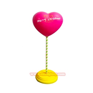 Escultura de caramelos de Piruleta de fibra de vidrio elegante comercial para diseño de paisaje callejero artesanías de resina para Pascua Día de San Valentín - Product Image 5