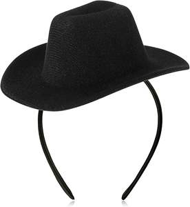 Vente chaude Cowgirl Chapeau Bandeau Mini <span class=keywords><strong>Cowboy</strong></span> Chapeau Bandeau Cowgirl Femmes Costume Chapeaux pour Bachelorette Party Anniversaire - Product Image 1