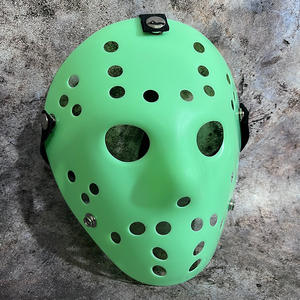 <span class=keywords><strong>Masque</strong></span> de mascarade d'<span class=keywords><strong>horreur</strong></span> d'Halloween respirant et écologique en plastique rouge et <span class=keywords><strong>blanc</strong></span> à motif de dessin animé Jason Voorhees pour les adolescents de 14 à 18 ans - Product Image 6