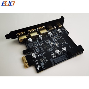 5 USB 3.2 kết nối 2 Type-C + 3 type-A để <span class=keywords><strong>PCI</strong></span> Express X1 <span class=keywords><strong>PCI</strong></span>-<span class=keywords><strong>E</strong></span> 1X Adapter mở rộng thẻ 5gbps với SATA 15pin điện - Product Image 6