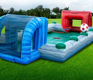 Terrain de Foosball Gonflable Géant (6 m x 12 m) avec Buts Doubles, Jeu de Foosball Gonflable pour Deux Équipes - Product Image 6