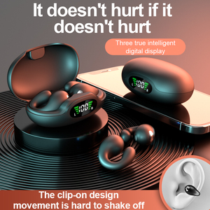 YYK-S19 Open Ear Bone Conduction TWS Earbuds Clip-on <b>Wireless</b> Headphones Digital Display for Sports Outdoor - Product Image 5
