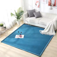Tapis Tatami à larges bords personnalisés Tapis de jeu en mousse polyester florale pour enfants Fabriqué à la machine pour la maison Casse-tête de couloir