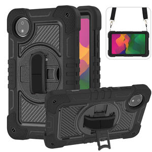 जीसकेस हाइब्रिड कवच 360 लिए जीसांड हाइब्रिड कवच रोटेशन टैबलेट केस 4 ग्राम 8.7 "क्रॉसबॉडी स्ट्रैप टैबलेट बैक कवर - Product Image 2