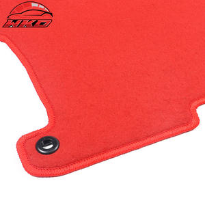 พรมปูพื้นสำหรับฮอนด้า แอคคอร์ด 4 ประตู 13-17 ไลเนอร์ด้านหน้าด้านหลังกำมะหยี่สีแดงพรมกันลื่น 4 ชิ้น - Product Image 2