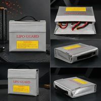 Sac de sécurité pour batterie LiPo, ignifuge et anti-explosion, boîte de rangement de protection de charge de grande taille 215x165x45mm pour RC Dr One FPV