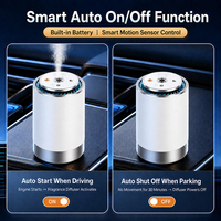Diffuseur d'huiles essentielles intelligent pour voiture, à faible bruit, stable, anti-fuite, avec pulvérisation par nébulisation, pour parfumer l'air de la voiture