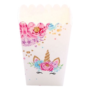 Ensemble de fête d'anniversaire licorne nouveau Design, accessoires de décoration, plateau en papier, <span class=keywords><strong>serviette</strong></span> en papier, tasse, décoration d'anniversaire pour enfants - Product Image 3