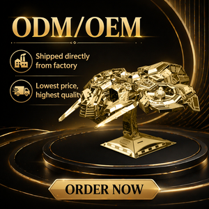 Kit de Modélisme 3D en Métal DIY <span class=keywords><strong>Thunder</strong></span> <span class=keywords><strong>Hawk</strong></span> Gold – Jouet Éducatif STEM Personnalisable en Gros, Cadeau Décoratif, Vente Directe Usine, OEM, CE EN71 - Product Image 2