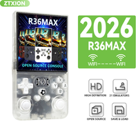 Console de jeu portable R36 Max 64 Go 15000 jeux écran 4 pouces lecteur de jeu portable rétro classique Consoles de jeux vidéo