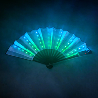 Ventilateurs à main à led haute luminosité avec télécommande multicolore pour KTV Party Birthday