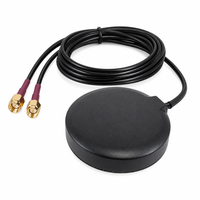 Antenne Puck LTE MIMO à profil bas 698-2700 MHz avec connexion mâle 80 x 15 mm, gain 2,5 dBi, VSWR 2,0 pour routeurs cellulaires