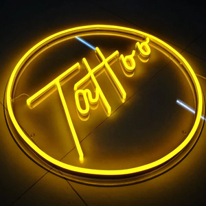 Tùy chỉnh kinh doanh LED chiếu sáng lên dấu hiệu hình xăm hội thảo Led Neon dấu hiệu ánh sáng ý tưởng treo tường trang trí dấu hiệu cho quảng cáo - Product Image 6