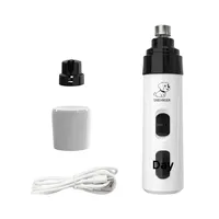 Lime à ongles et coupe-ongles pour chiens et chats - Rechargeable, électrique, en ABS, avec LED, faible bruit et vibrations douces - M1