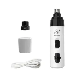 מטחנת ציפורניים וקוצץ ציפורניים לכלבים וחתולים - חשמלי נטען מחומר ABS עם תאורת LED, רעש נמוך ורטט רך - Product Image 6